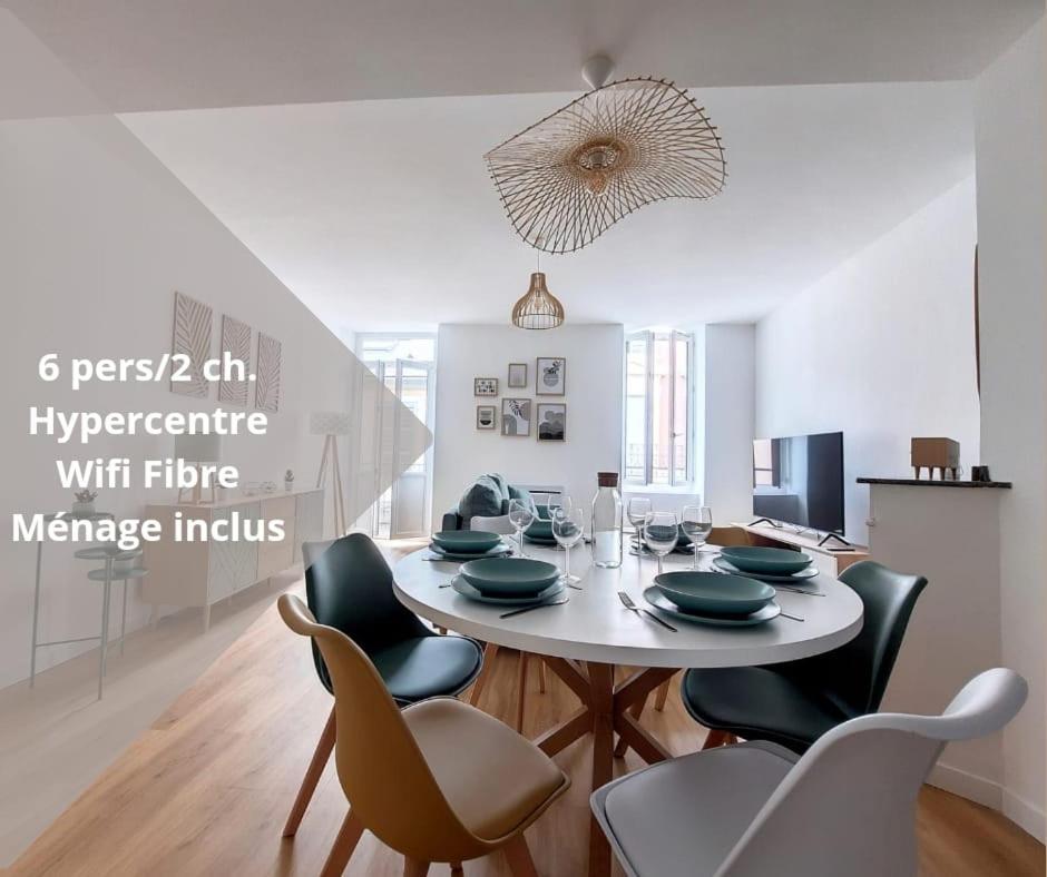Le Nordique - 2 Chambres - Fibre Wifi - Netflix - Menage Inclus Tarbes Luaran gambar